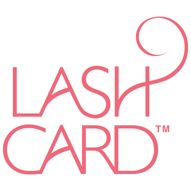 graphic design Lash Card logo by a-cubed small business marketing services in orange county