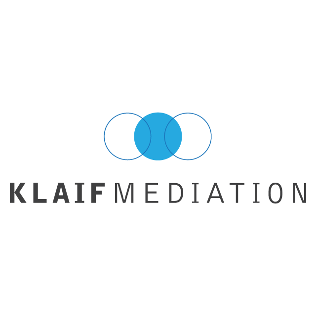 graphic design klaif mediation logo by a-cubed small business marketing services in orange county